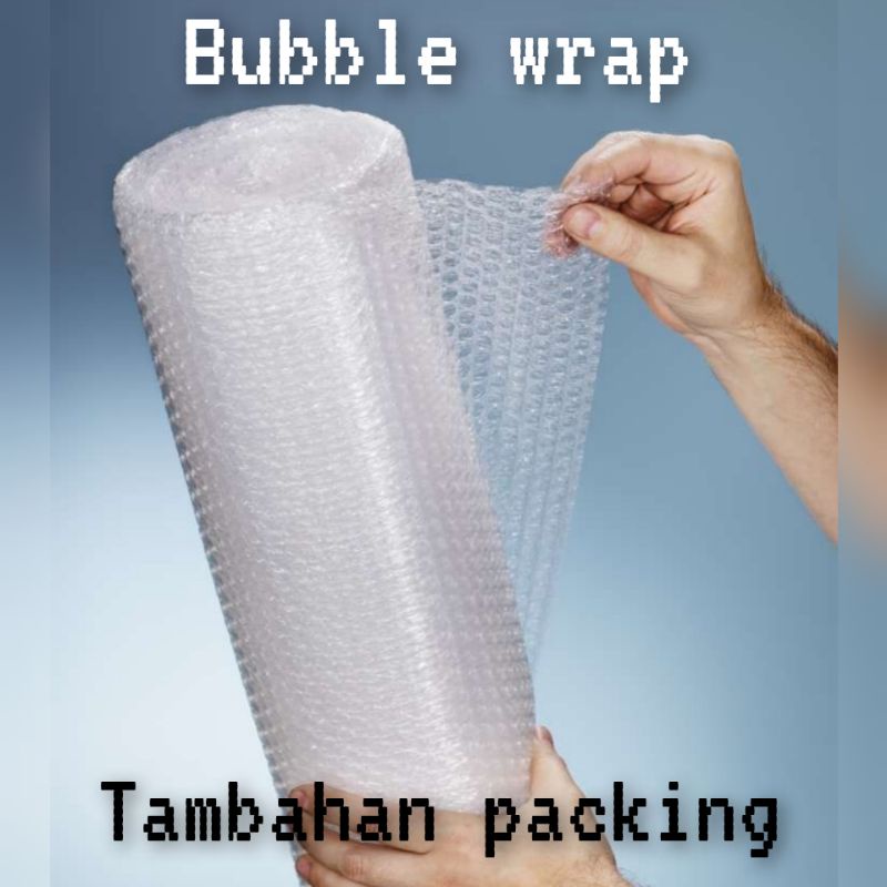 

Extra tambahan packing bubble wrap