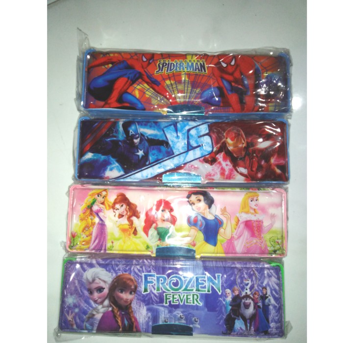 

Kotak Pensil Anak Motif Karakter Princess Disney Superhero