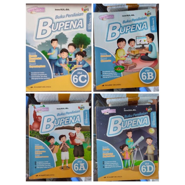 Bupena Kelas 6 Sd 6a 6b 6c 6d Kurikulum 2013 Erlangga Original Shopee Indonesia
