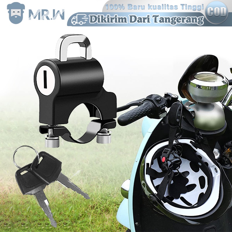 Gembok Helm Anti Maling/Gembok Helm Motor/Kunci Pengaman Helm/Kunci Gantungan Helm Untuk Stang Motor