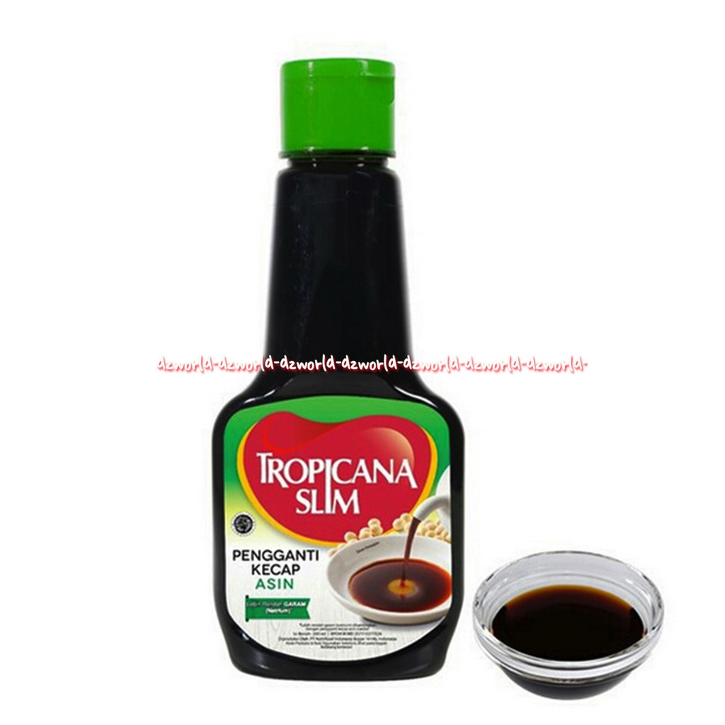 Tropicana Slim Kecap Manis Kecap Asin Botol 200ml Kecap Manis Tropicana Bebas Gula