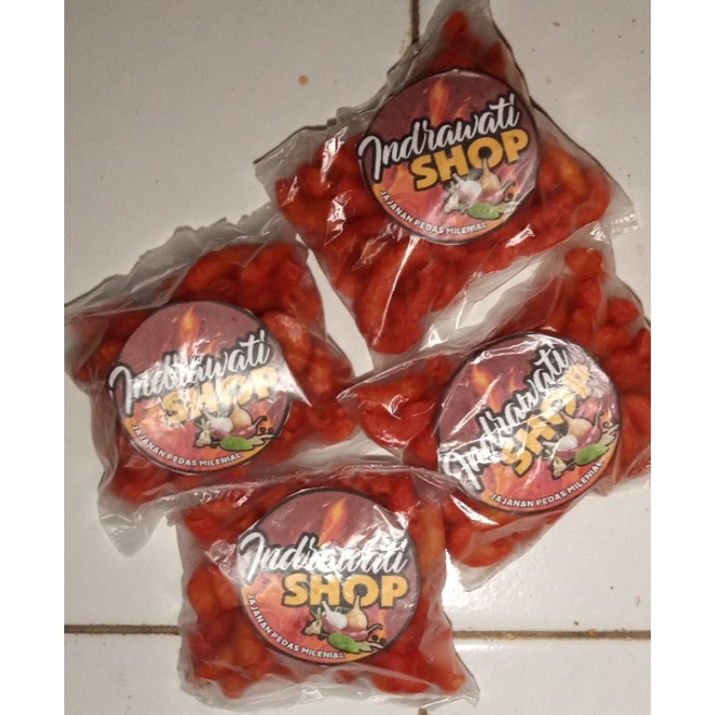 

Makaroni pedas, Makaroni Bantet Pedas Berat (25g)