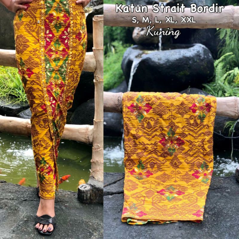 Kamen jadi bordir songket