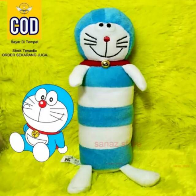 bantal guling boneka anak doraemon mini
