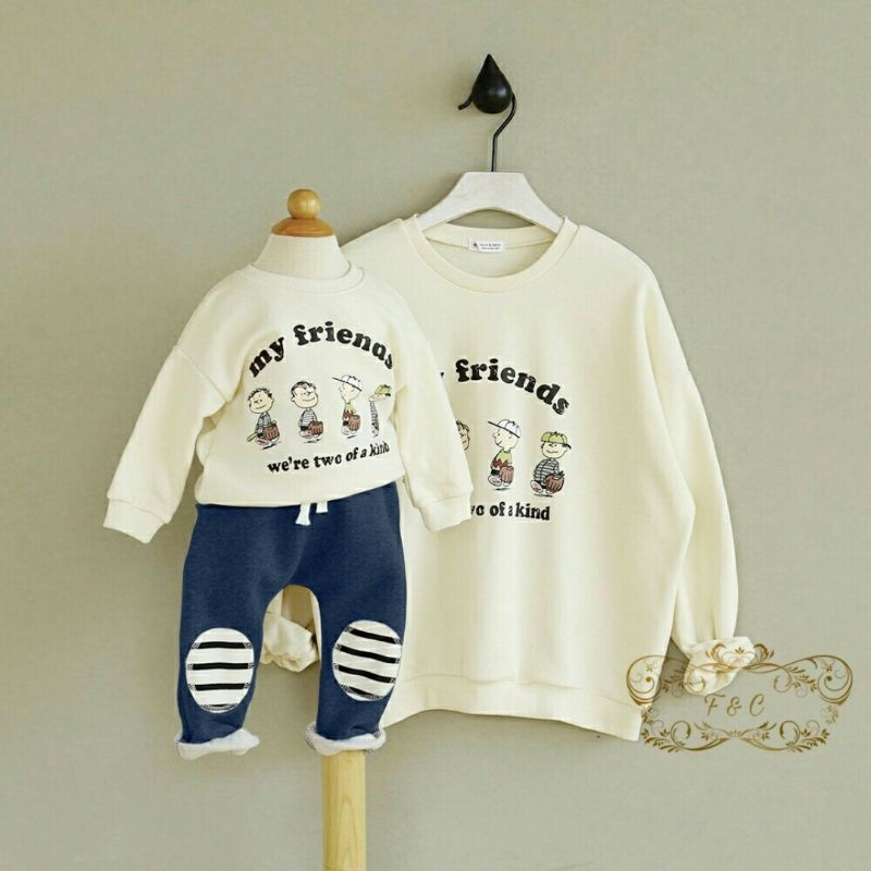 Baju Couple Mom dan Baby / Baju pasangan ibu anak / My Friend