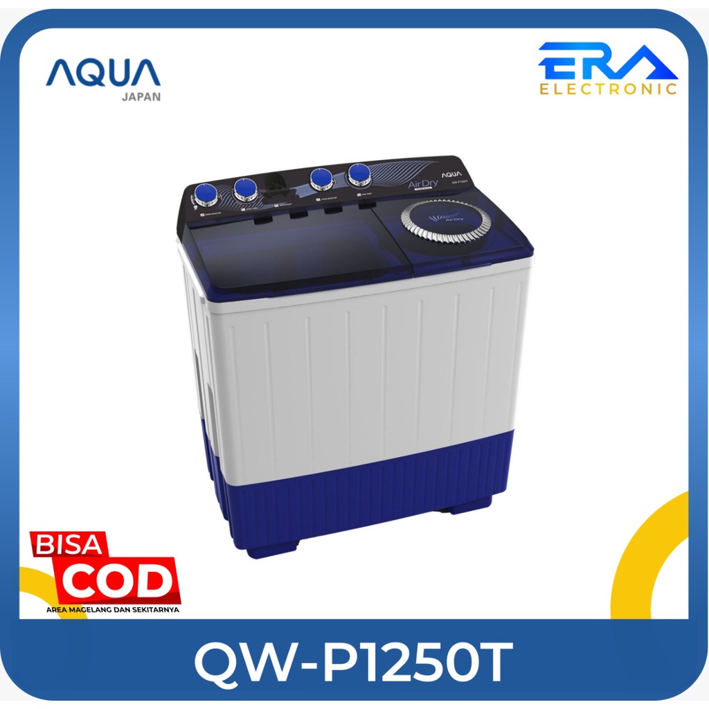 Mesin Cuci AQUA/SANYO QW 1250 12 kg Khusus Magelang