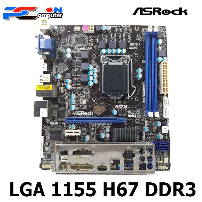 Mainboard Mobo Motherboard LGA 1155 H67 ASROCK GEN 3 IVYBRIDGE USB 3.0