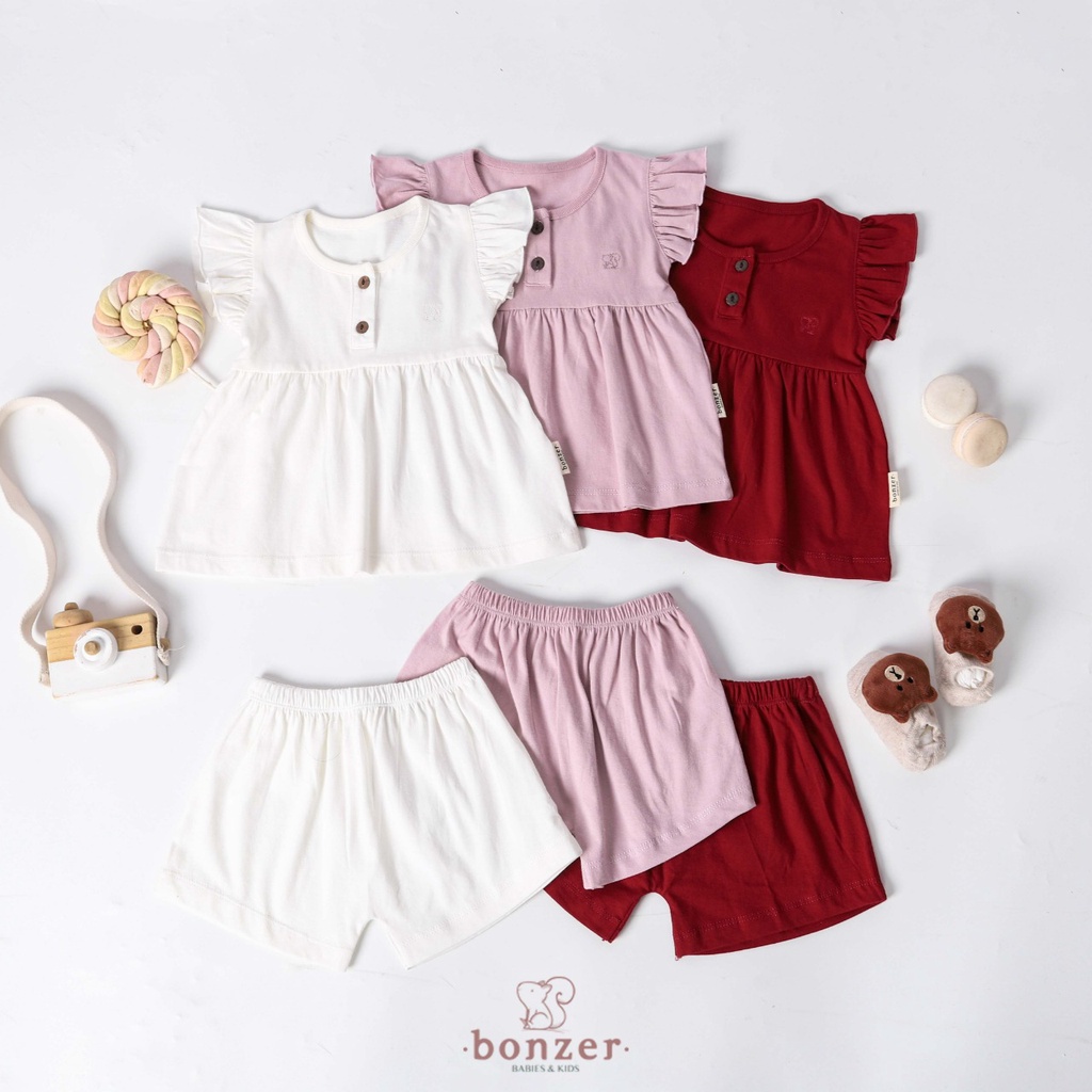 PROMO 7.7 PROMO BAJU LEBARAN MURAH BONZER DIANDRA SET SETELAN FASHION ANAK PEREMPUAN 6 bln - 5 Tahun