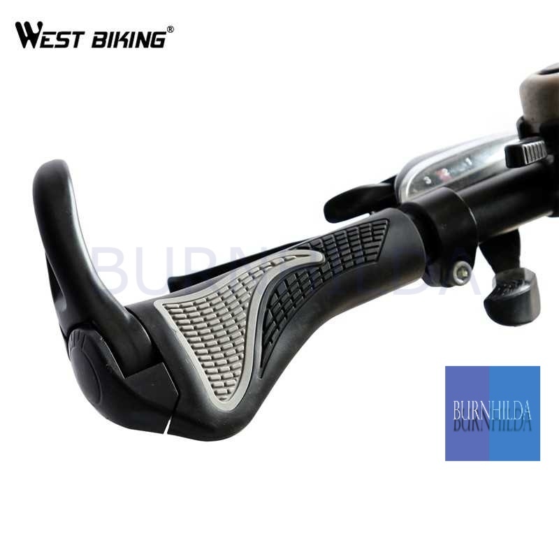 Gagang Sepeda Rubber Ergonomic Grip MTB Handlebar sepeda burnhilda