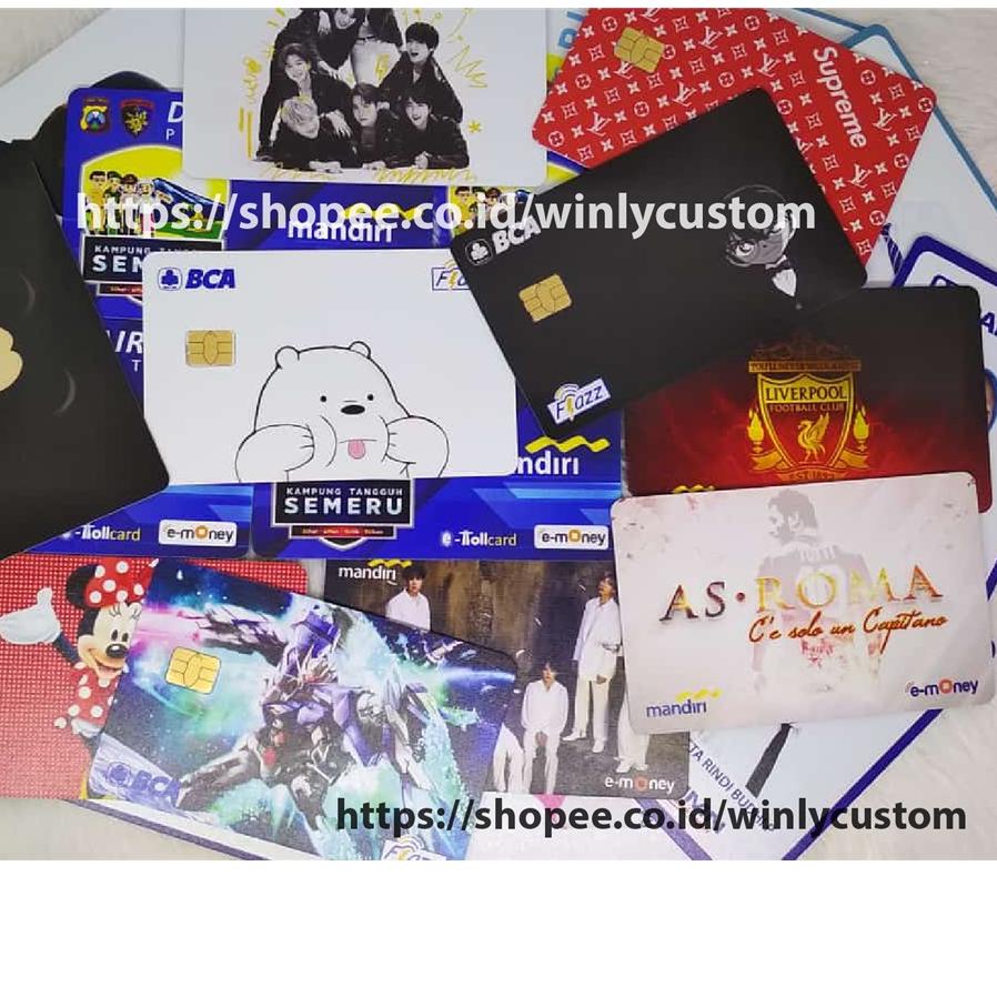 ☟ KARTU EMONEY E TOLL DESIGN BCA KREDIT CARD BLACK 17 E MONEY MANDIRI FLAZZ BCA GEN 2 TAPCASH BRIZZI