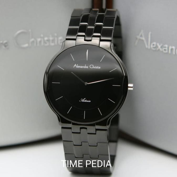 Jam Tangan Pria Alexandre Christie Ac8616 Full Balck Original Laurusmart
