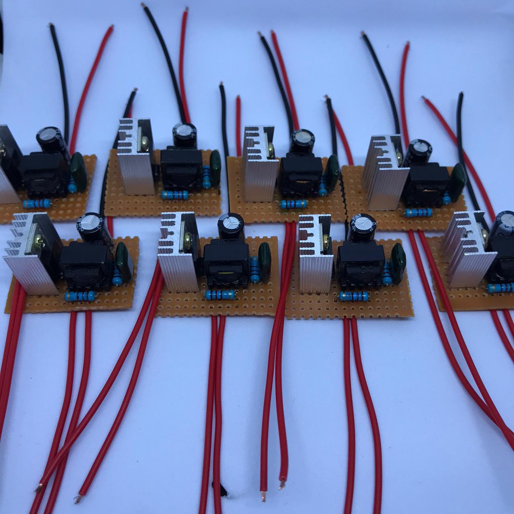 Joule Thief PCB + Hetsink untuk lampu 5-15w dan phill*ps 6watt