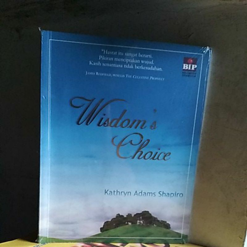 

wisdom's choice. v16