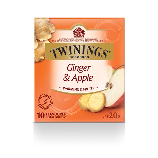 

Twinings Ginger & Apple Tea Bags 10pk Australia