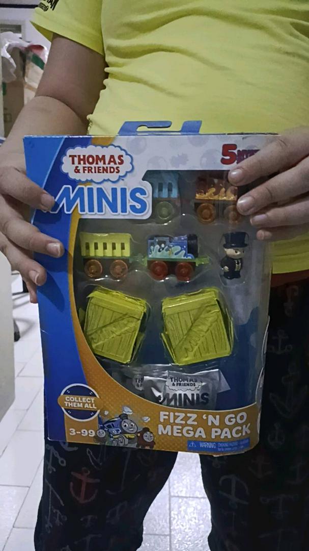Thomas & Friends Minis 2019 Fizz'n Go Mega Pack James Thomas & Sir TOPHAM HATT