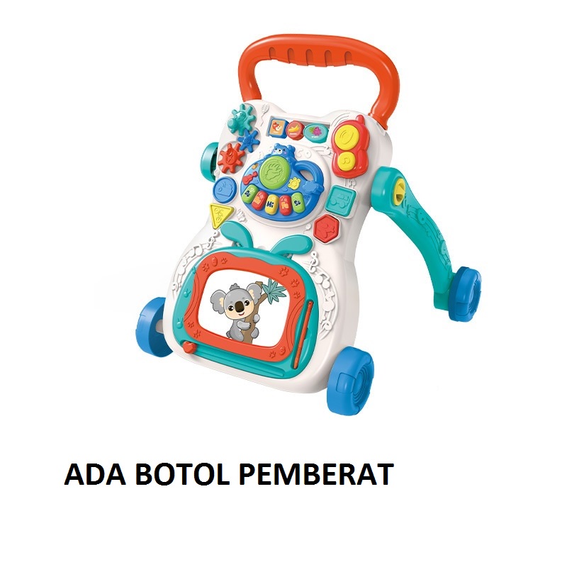 [FREE BOTOL PEMBERAT]BABY WALKER BABY PUSH WALKER/BABU PUSH WALKER/ BELAJAR BERJALAN MUSICAL BERMAIN