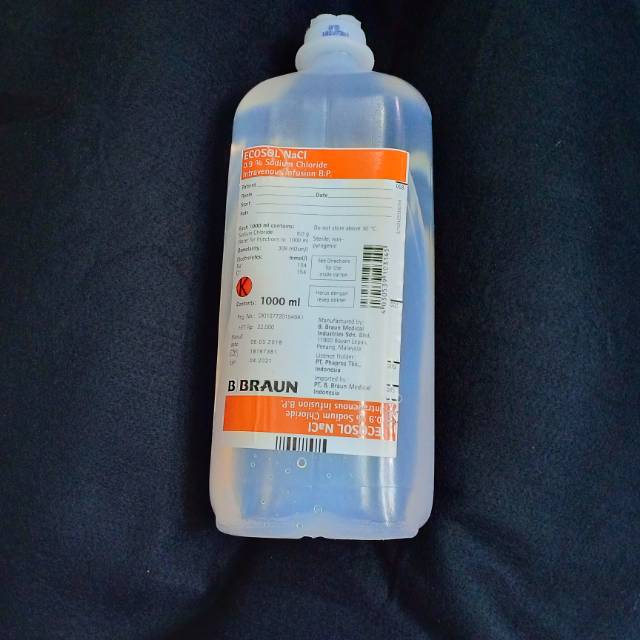 Cairan Infus NaCl 1000ml | Shopee Indonesia