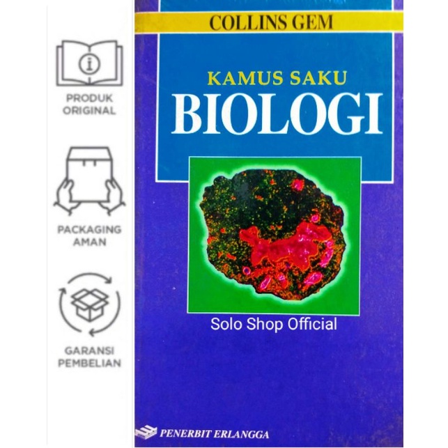 Buku Kamus Saku Biologi Collins Gem Erlangga