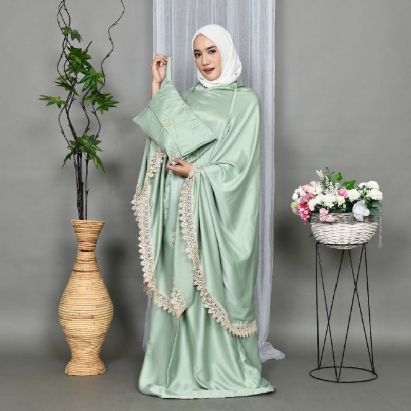 Mukena Dewasa Daily By Kamelia Collection Renda Gyper Mewah Silky