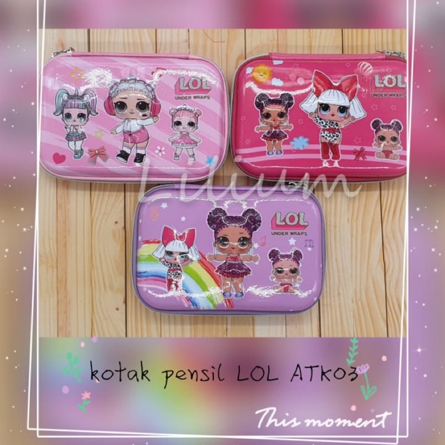 Kotak pensil LOL ATK03 hardcase pencil case