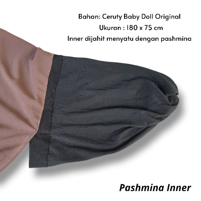 Pashmina Inner / Pashmina Ceruty Inner / Pashmina inner Premium