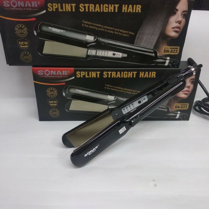 Catok Rambut Sonar SN-823 / Catokan Rambut Sonar / Catok Pelurus & Curly