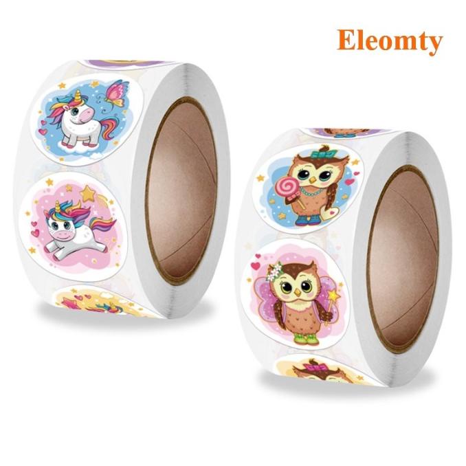

pcs roll Stiker Desain Unicorn Burung Hantu Untuk Alat Tulis Sekolah G