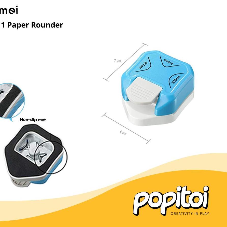 

Hot Sale Kamei 3 in 1 Paper Corner Puncher Rounder alat lengkungan sudut kertas kadomaru