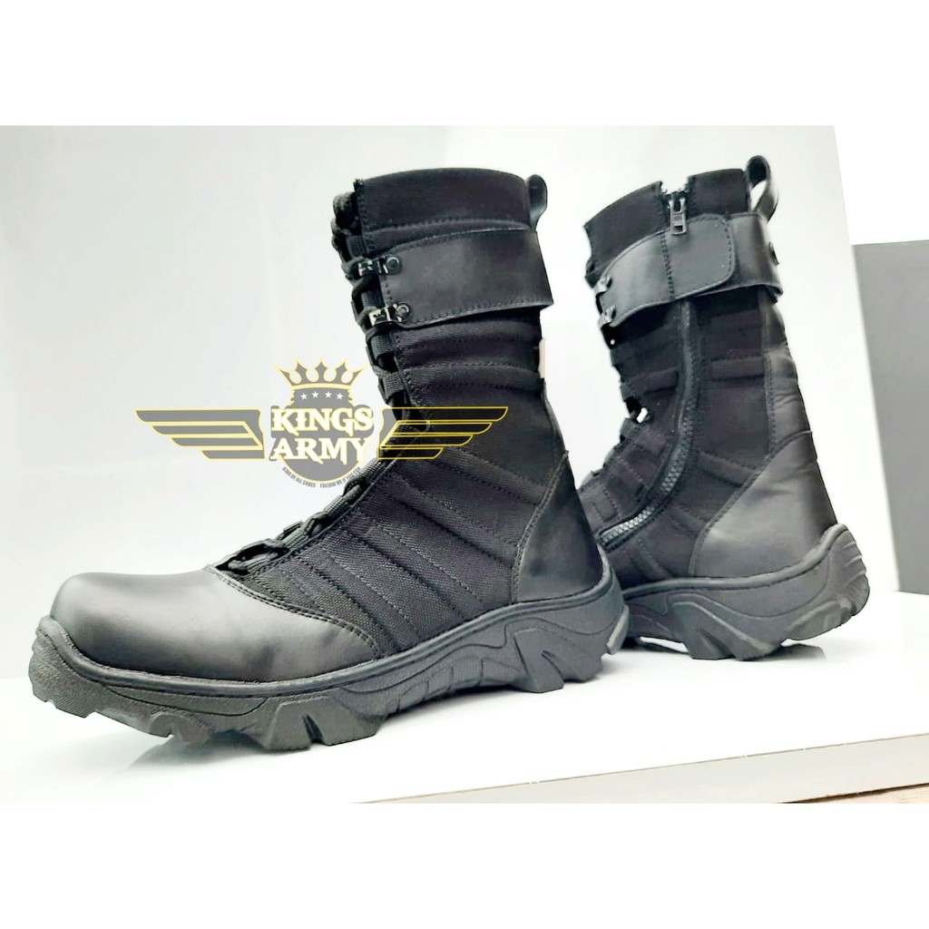 Sepatu PDL Kulit Asli Sapi Merk Kings Army Type KA-07