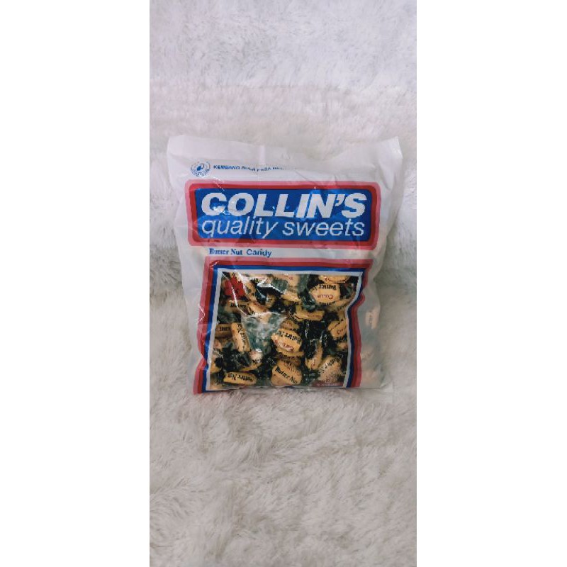 

Permen Jadul Collins Butter Nut (Permen kacang) 1 sak isi 144pcs