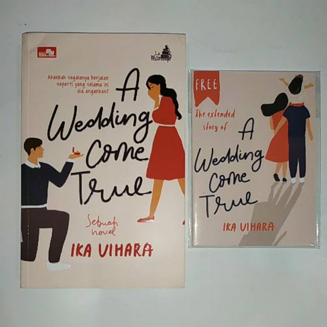 A Wedding Come True novel Ika Vihara + bonus booklet