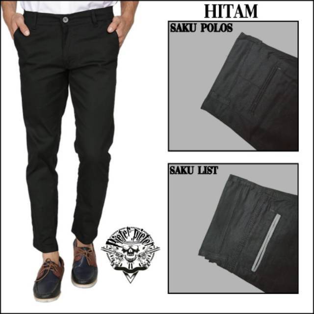 ✔Celana Chino Big size 38  jumbo / Chino Panjang Jumbo / Bahan Strect / Mulur hitam,grey,mocca,cream