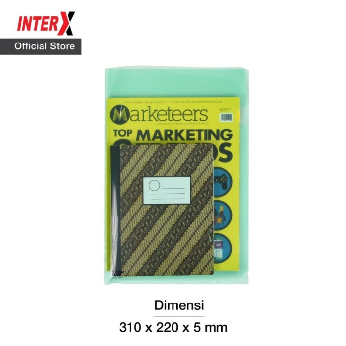 

ORGANIZER-DOCUMENT- MAP L A4 / MAP BENING FOLDER ONE. HARGA PER PCS - BIRU -DOCUMENT-ORGANIZER.