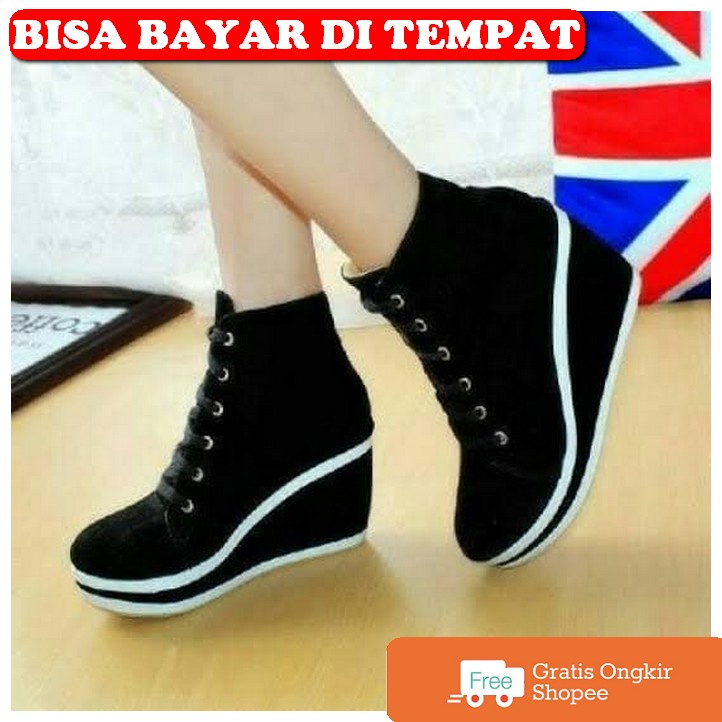 Wedges Sandal Wanita Wejes Wanita Elegan Sandal Wanita Sandal Wej FG259 Sepatu Boot Wedges Lj04 Hit