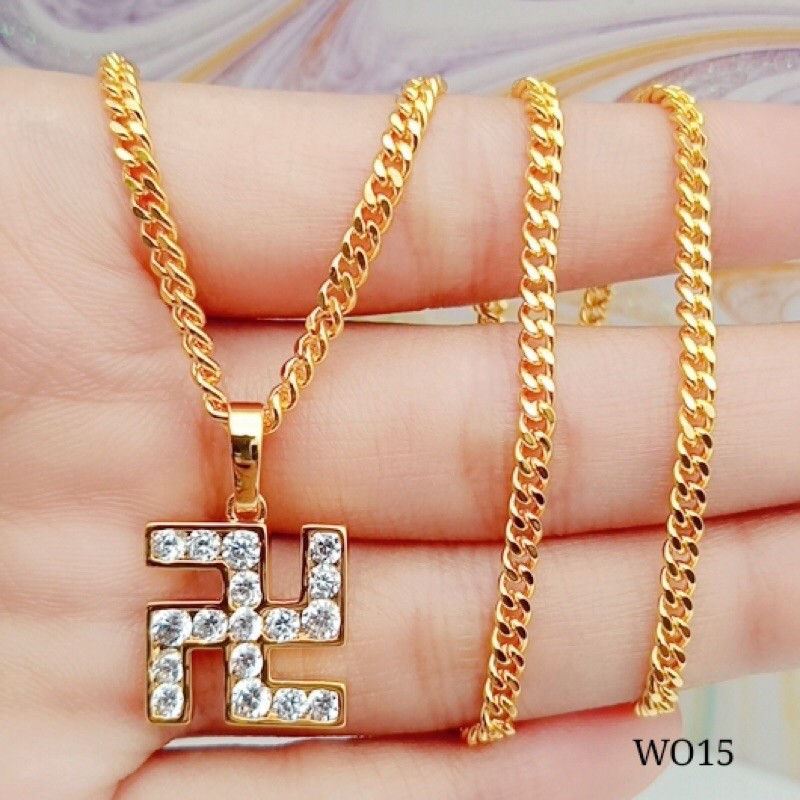 kalung titanium  swastika terlaris