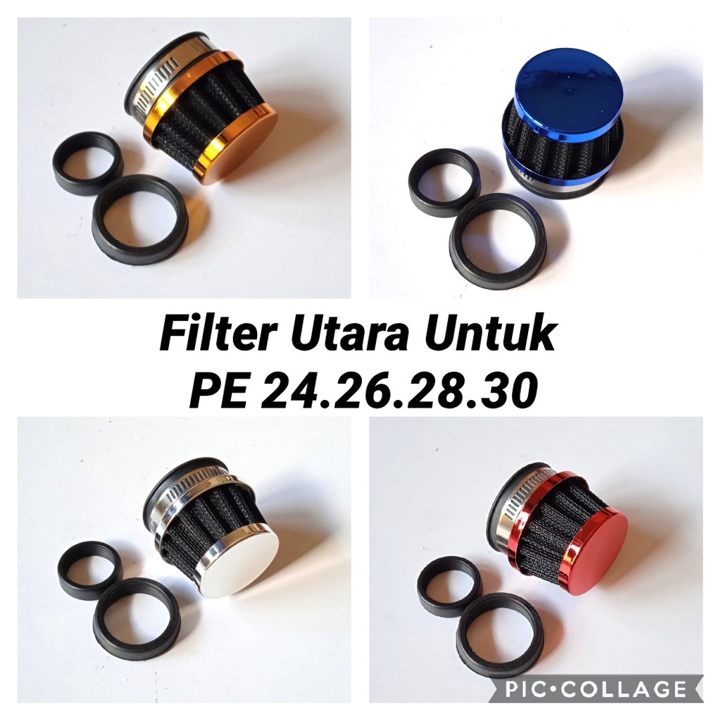 Saringan Filter Karburator / Filter Udara / Tutup Karbu Variasi Pe Pwk Pwl 24 26 28