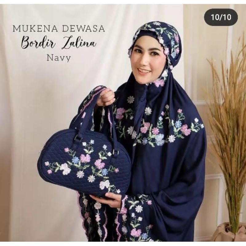 mukena bordir zalina