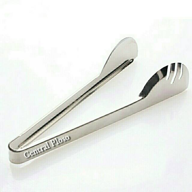 Capit makanan Import Multifungsi Stainless steel Food Tongs