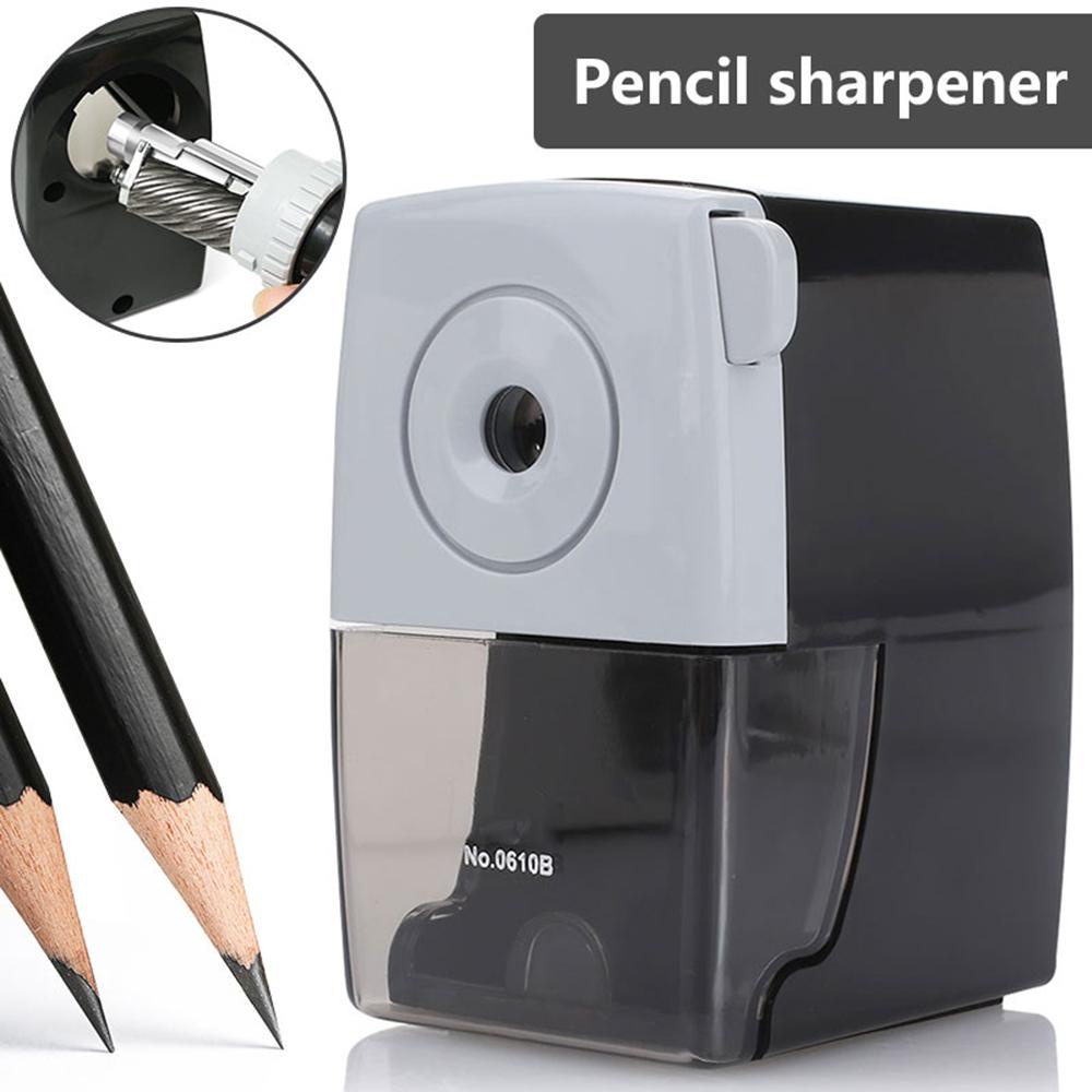 Lanfy Pengasah Pensil Siswa Kantor Engkol Tangan Anak Rotary Pen sharpener