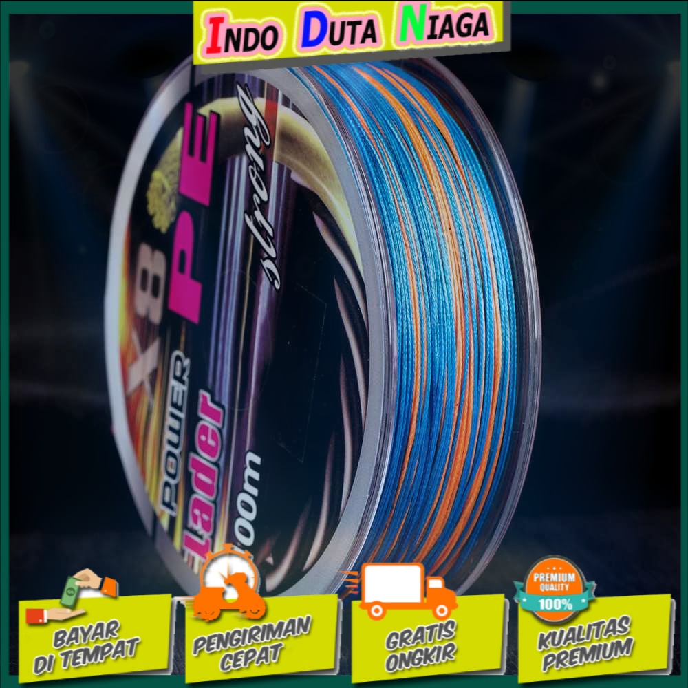 Zero Senar Benang Tali Pancing Super PE 8 Braid Line 100 Meter - X8