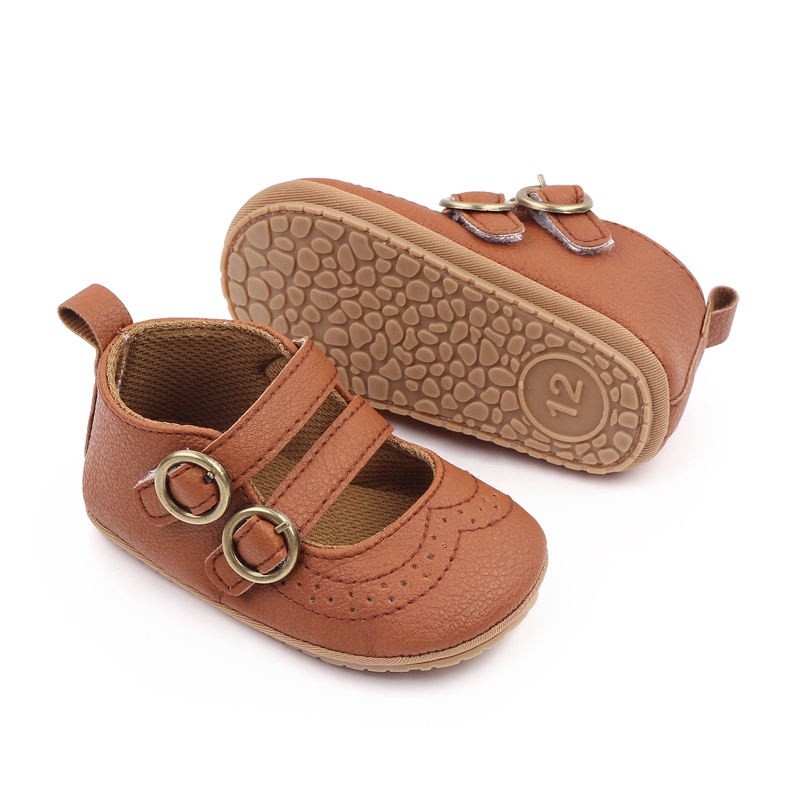 Sepatu Prewalker Bayi Perempuan Vintage Style- Sepatu Bayi Belajar Jalan S1207