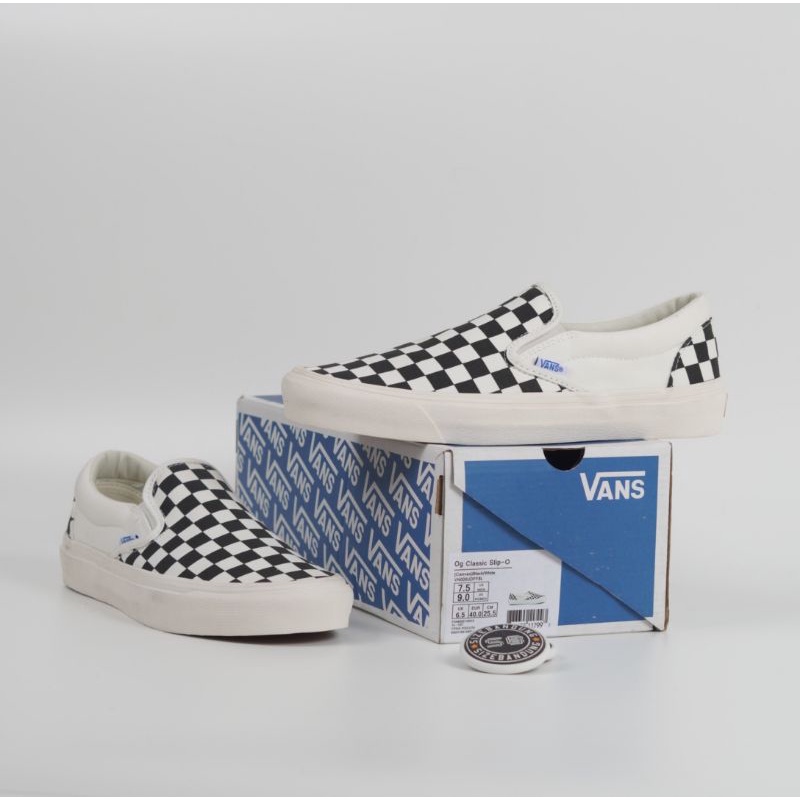 Vans Vault OG Classic Slip On LX Checkerboard