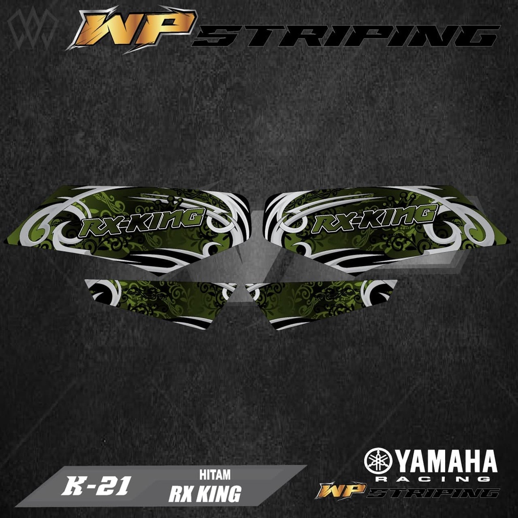 STRIPING RX KING - STIKER VARIASI LIST SKOTLET MOTOR YAMAHA RX KING - K-21