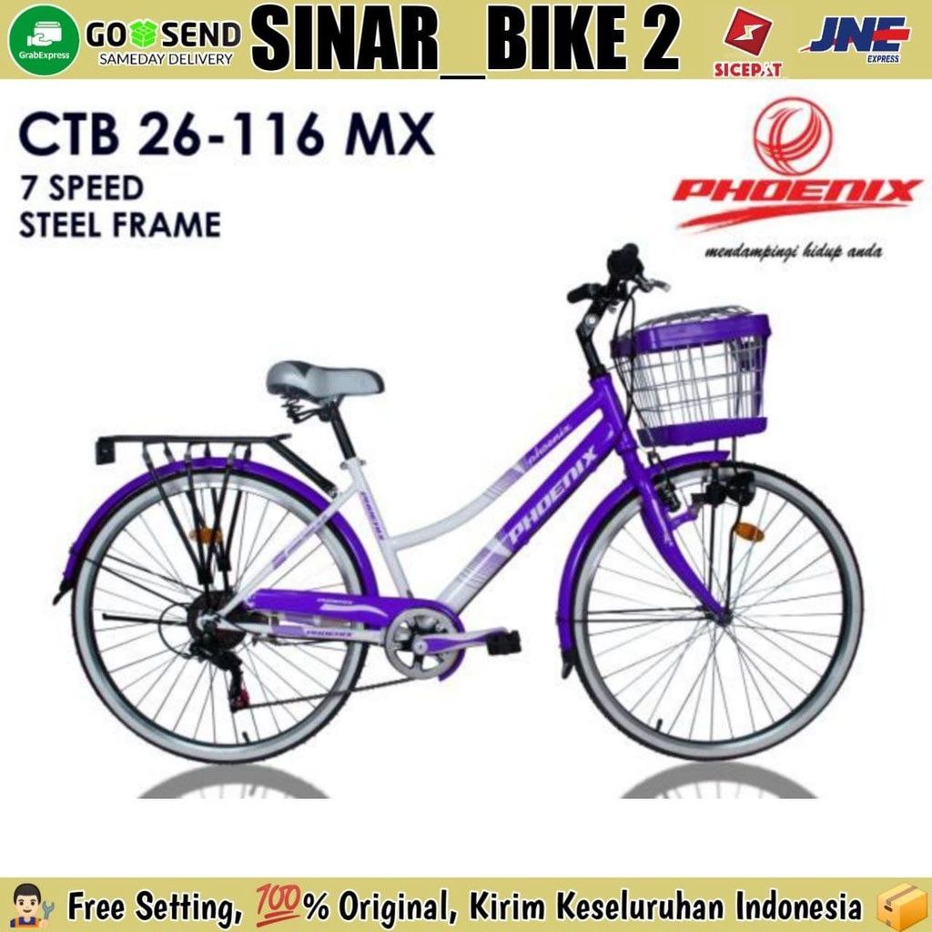 Sepeda Mini Keranjang CTB PHOENIX 26 Inch 116 MX