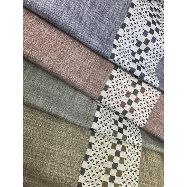 Kain Katun Koko Pria Motif Meteran Import