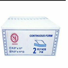 

kertas continuous form 2 ply 9.5X11/9.5X11/2 SJ PREMIUM