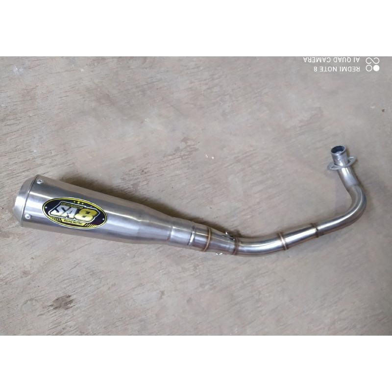 knalpot beat leher full bending