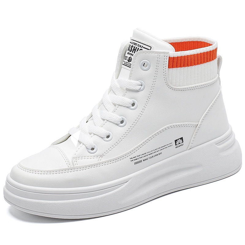 TBIG [COD] Sepatu Sneakers Import Shoes HTMISE Fashion Wanita Sepatu Korea Style Sekolah Kuliah High Top