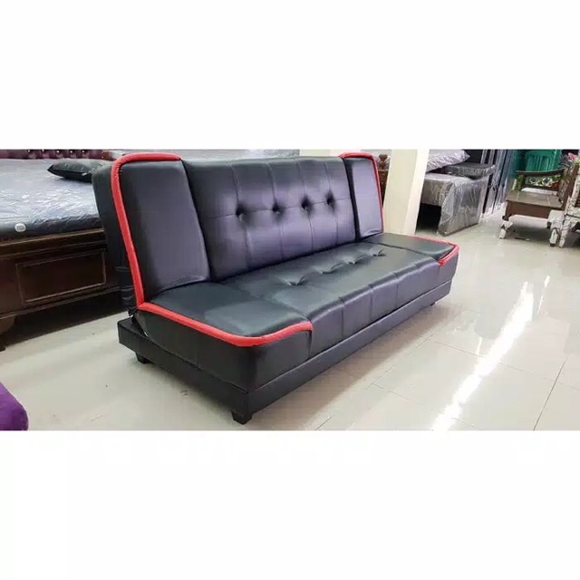 PROMO FREE ONGKIR SOFA BED PAKE REL (RECLYNING) BAHANN NYAMAN SUPER BIG SALE