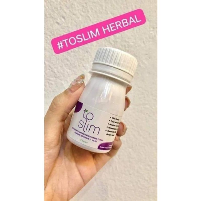 To Slim Herbal Jamu Pelangsing Herbal Diet Detox 1 botol isi 15